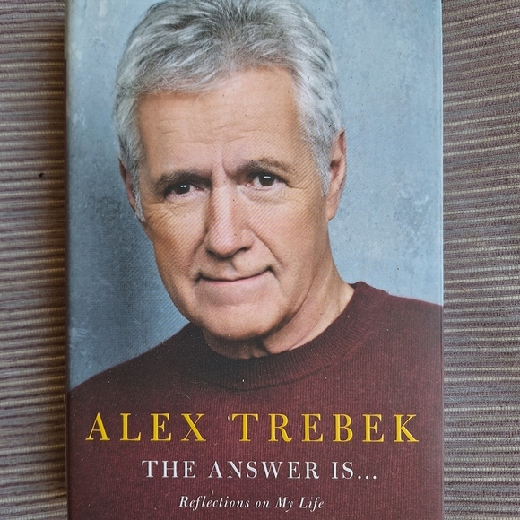 The Answer Is...Alex Trebek Book Hard Bound Dust Cover Brand New - Picture 2 of 3